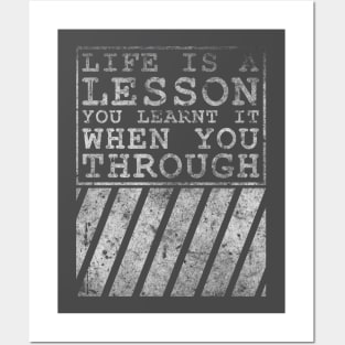 NEW - Life Is A Lesson Posters and Art